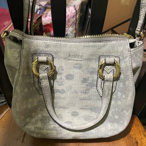 Aimee Kestenberg Silver Crossbody Bag - Picture 2 of 9